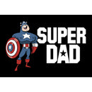 Men's Marvel Super Dad Cartoon Captain America Sweatshirt