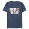 Men's Marvel Hero Dad Captain America Shield T-Shirt