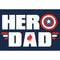 Men's Marvel Hero Dad Captain America Shield T-Shirt