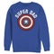 Men's Marvel Super Dad Captain America Shield Sweatshirt