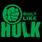Men's Marvel Built Like Hulk Smash Fist T-Shirt