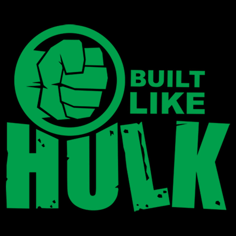 Men's Marvel Built Like Hulk Smash Fist T-Shirt