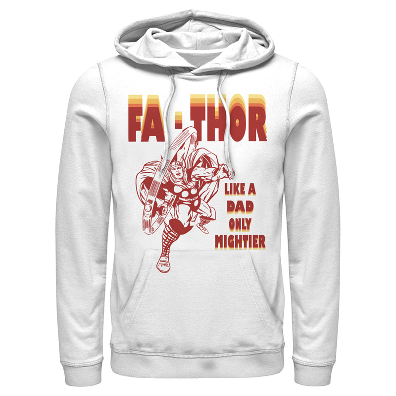 Men's Marvel Fa-Thor Like a Dad Only Mightier Comic Thor Pull Over Hoodie