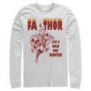 Men's Marvel Fa-Thor Like a Dad Only Mightier Comic Thor Long Sleeve Shirt