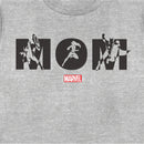 Women's Marvel Mother's Day Superheroes Silhouettes T-Shirt