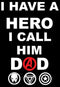 Boy's Marvel Avengers I Have a Hero I Call Him Dad T-Shirt