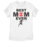 Women's Marvel Best Mom Ever Black Widow Emblem T-Shirt