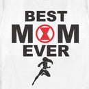 Women's Marvel Best Mom Ever Black Widow Emblem T-Shirt