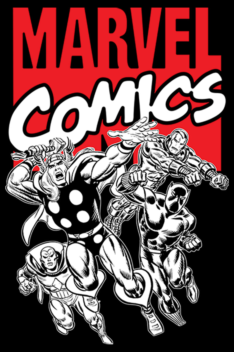 Boy's Marvel Super Avengers Comic T-Shirt
