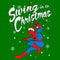 Men's Marvel Spider-Man Swinging To Christmas T-Shirt