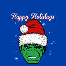 Men's Marvel Hulk Happy Holidays Portrait T-Shirt