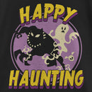 Girl's Marvel Black Panther Happy Haunting T-Shirt