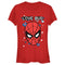 Junior's Marvel Spider-Man Candy Heart Love Bug T-Shirt