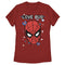 Women's Marvel Spider-Man Candy Heart Love Bug T-Shirt