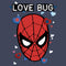 Boy's Marvel Spider-Man Candy Heart Love Bug T-Shirt