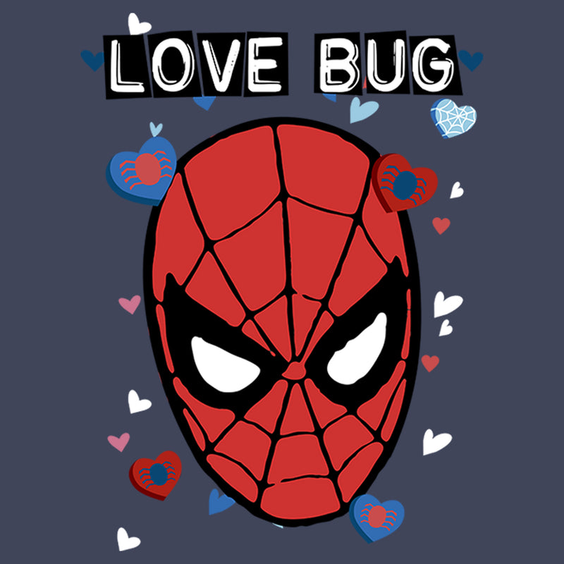 Boy's Marvel Spider-Man Candy Heart Love Bug T-Shirt