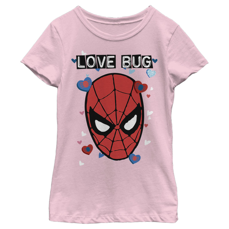 Girl's Marvel Spider-Man Love Bug T-Shirt