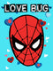 Girl's Marvel Spider-Man Love Bug T-Shirt