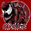 Men's Marvel Carnage Portrait T-Shirt