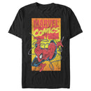 Men's Marvel Spider-Man Distressed Comic Cover T-Shirt