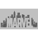 Men's Marvel Logo Skyline Long Sleeve Shirt