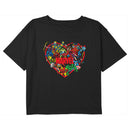 Girl's Marvel Valentine's Day Classic Hero Heart T-Shirt