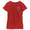 Girl's Marvel Black Widow Heart Pocket T-Shirt