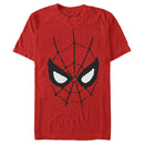 Men's Marvel Spider-Man Mask Outline T-Shirt