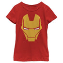 Girl's Marvel Iron Man Helmet T-Shirt