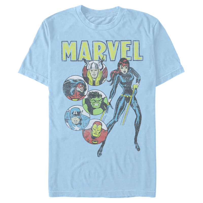 Men's Marvel Distressed Avengers Icons T-Shirt