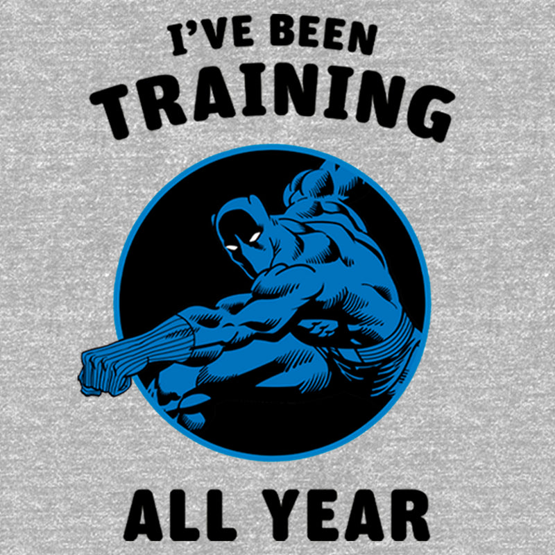 Men's Marvel Black Panther I've Been Training All Year T-Shirt