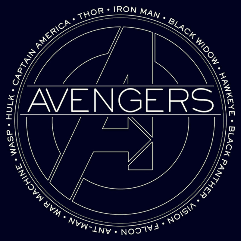 Men's Marvel Avengers Minimalist Logo T-Shirt