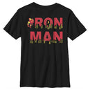 Boy's Marvel Flying Iron Man T-Shirt