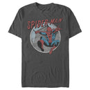 Men's Marvel Distressed Spider-Man Circle T-Shirt