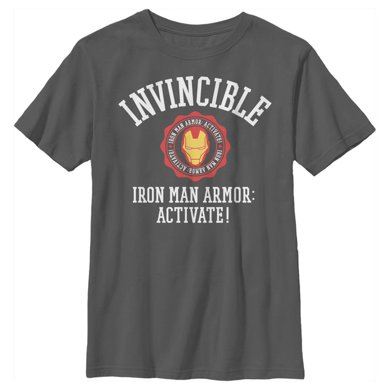 Boy's Marvel Iron Man Armor Activate T-Shirt