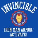 Boy's Marvel Iron Man Armor Activate T-Shirt