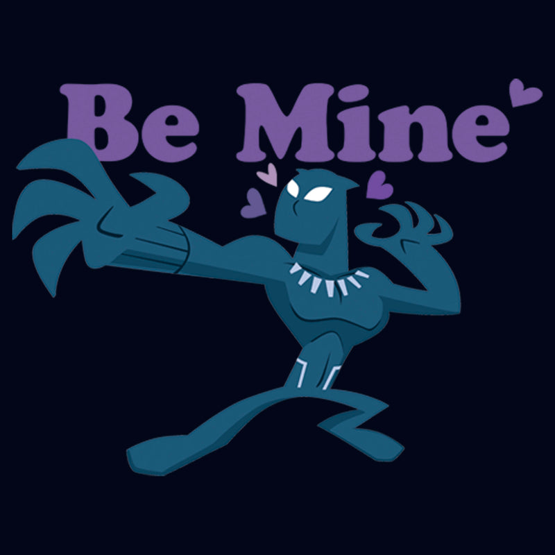 Girl's Marvel Black Panther Be Mine T-Shirt