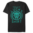 Men's Marvel St. Patrick's Day Black Panther Luck T-Shirt