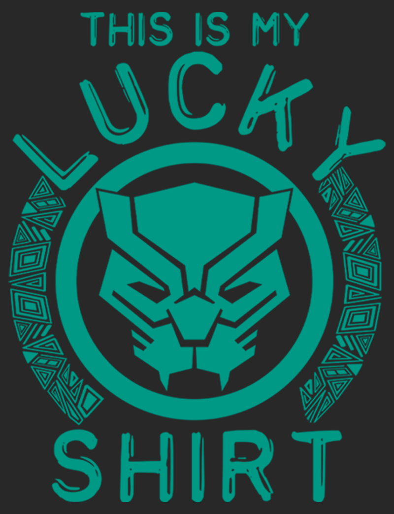 Women's Marvel St. Patrick's Day Black Panther Lucky Shirt T-Shirt