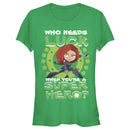 Junior's Marvel St. Patrick's Day Black Widow Who Needs Luck T-Shirt