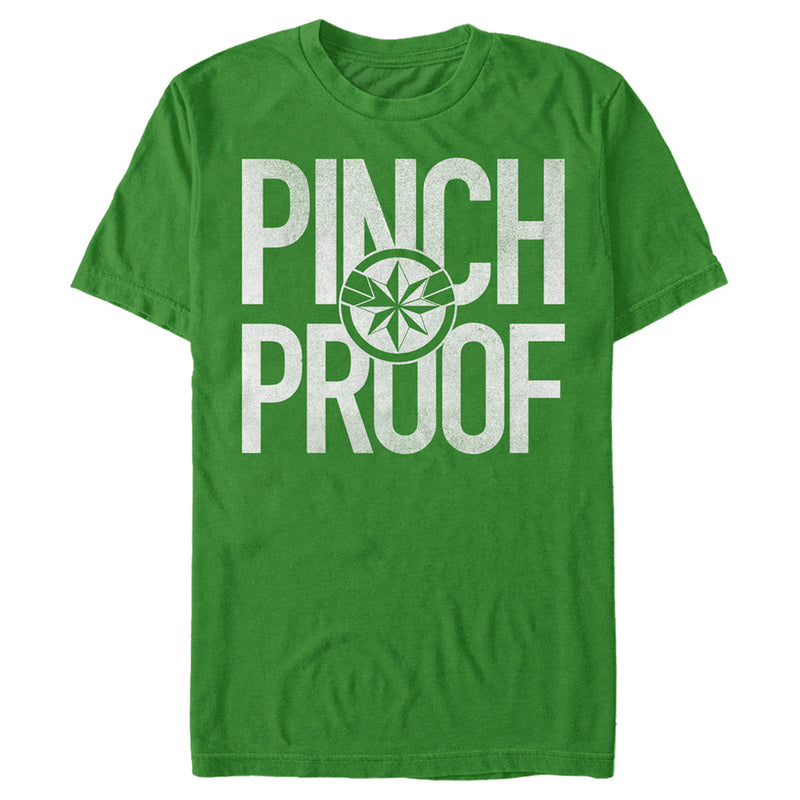 Men's Marvel St. Patrick's Day Captain Marvel Pinch Proof T-Shirt