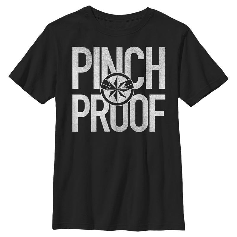 Boy's Marvel St. Patrick's Day Captain Marvel Pinch Proof T-Shirt