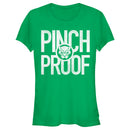 Junior's Marvel St. Patrick's Day Black Panther Pinch Proof T-Shirt