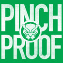 Junior's Marvel St. Patrick's Day Black Panther Pinch Proof T-Shirt