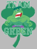 Junior's Marvel St. Patrick's Day Hulk Team Green T-Shirt