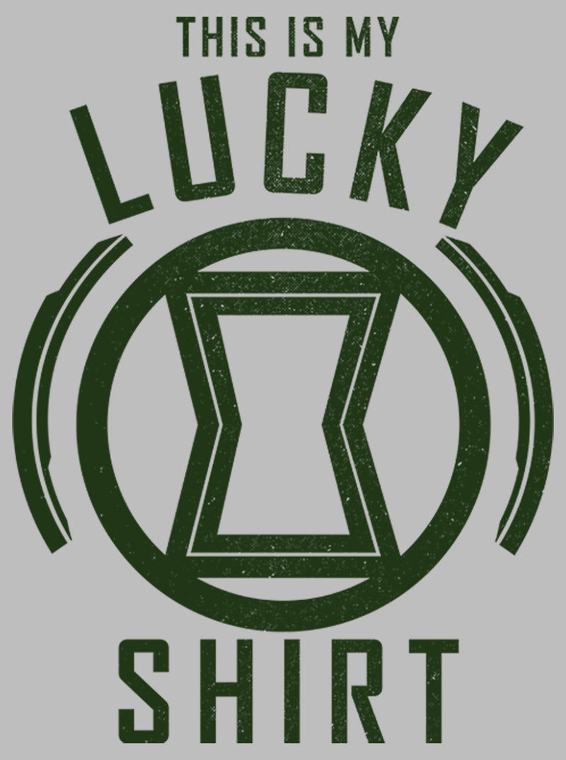 Men's Marvel St. Patrick's Day Black Widow My Lucky Shirt T-Shirt