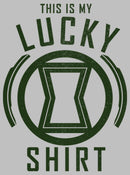 Women's Marvel St. Patrick's Day Black Widow My Lucky Shirt T-Shirt