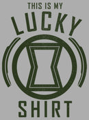 Boy's Marvel St. Patrick's Day Black Widow My Lucky Shirt T-Shirt