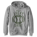 Boy's Marvel St. Patrick's Day Black Widow My Lucky Shirt Pull Over Hoodie