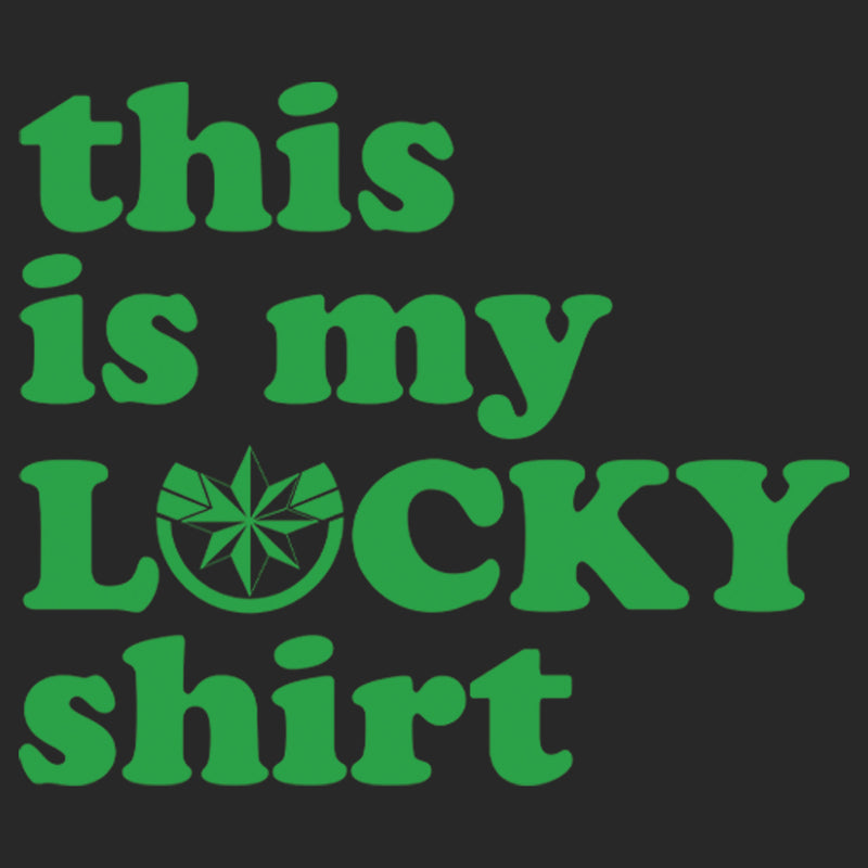 Women's Marvel Captain Marvel St. Patrick's Day This Is My lucky Shirt T-Shirt
